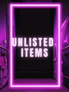 Unlisted Items For Low Start Live Shows